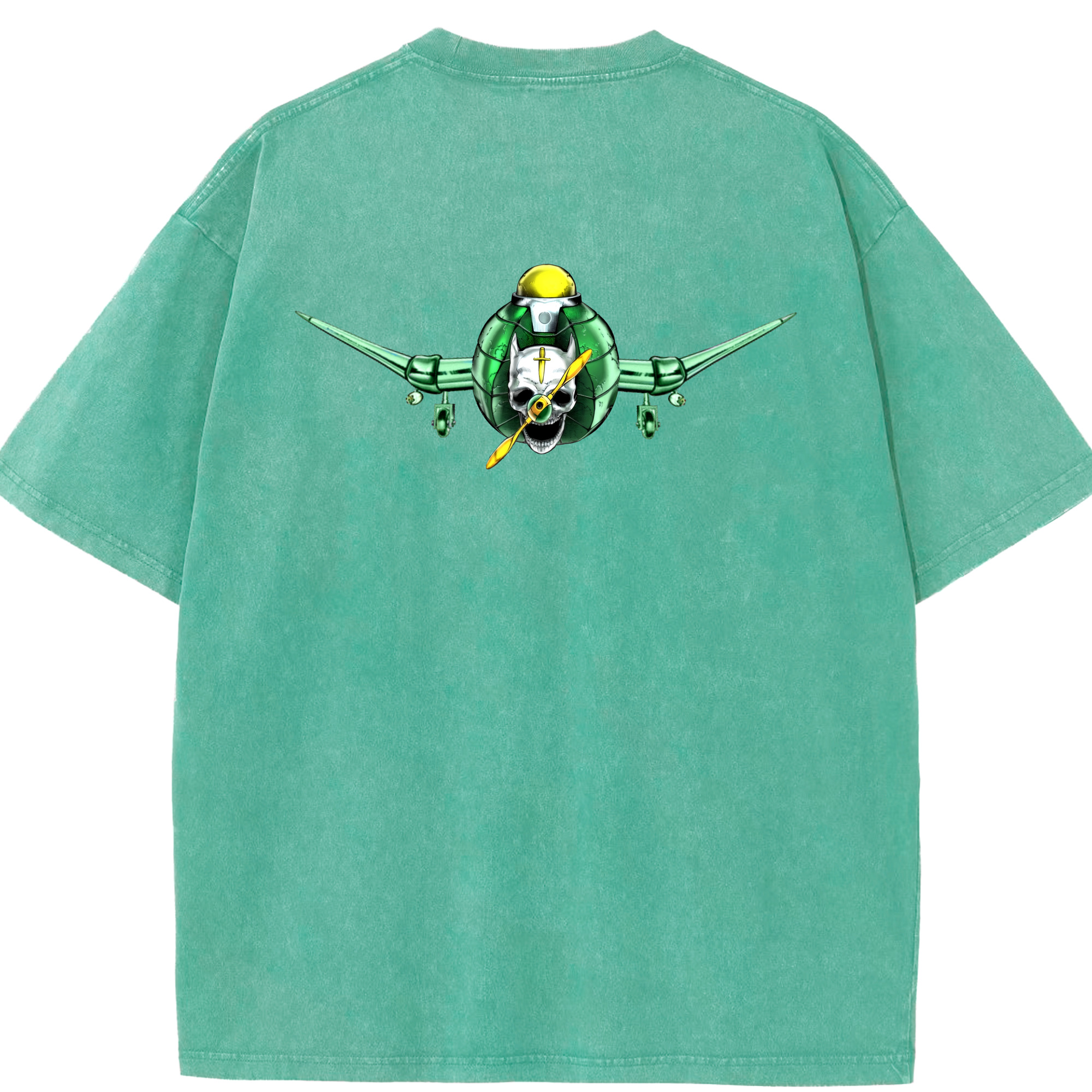 （画像用） ジョジョの奇妙な冒険 ナランチャ?ギルガ JoJo's Bizarre Adventure Narancia Ghirga 綿100% ヴィンテージ風 半袖Tシャツ（背面プリント）